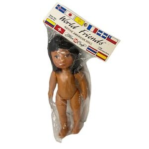vintage Fibre Craft World Friends Native American doll, Item No. 3134 01